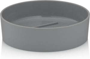 Kela gray - zeepschaal - kunststof - licht grijs