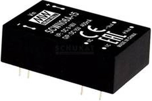 Mean well scwn06b-05 dc dc-convertermodule 1 a 6 w aantal uitgangen: 1 x inhoud 1 stuk(s)