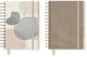 Kangaro notitieboek - soft scenes 4-in-1 notitieboek - a5 - hardcover - spiraal - 80 grams fsc - 200 pagina's - 2 stuks - k-pm01710011