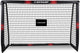 Dunlop voetbaldoel - voetbal goal 180 x 120 x 60 cm - voetbalgoal groot - buitenspeelgoed voor kinderen en volwassenen - snelle montage - voetbal training doel - metaal - zwart rood