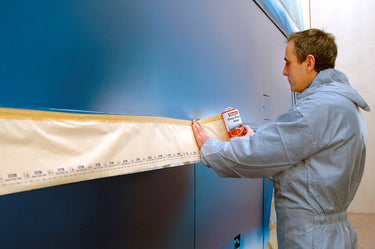 Tesa 04378-00003-01 maskeertape easy cover bruin (l x b) 20 m x 1 m 1 stuk(s)