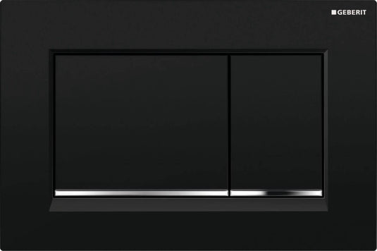 Geberit sigma30 bedieningspaneel, zwart - 115883km1