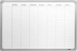 Desq weekplanner 4121 metaal wit
