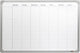 Desq weekplanner 4121 metaal wit