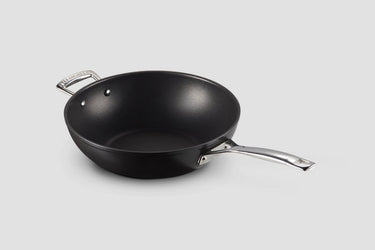 Le creuset wokpan met steel - les forgées tns - ø 30 cm 4.7 liter - standaard anti-aanbaklaag