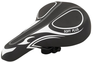 Dunlop fietszadel - racefiets mountainbikes - unisex - zwart