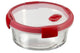 Curver smart cook glazen vershouddoos - rond - 0,6l - rood