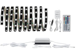 Paulmann function yourled basisset 3m rgb 28,8w zwart kunststof, 70322