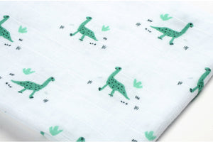 Béaba ele doeken – set van 3 tetra doeken – 100% biologisch katoenen doek – 70×70 cm – ademende ultrazachte mousseline – inclusief deluxe geschenkdoos – jurassic green