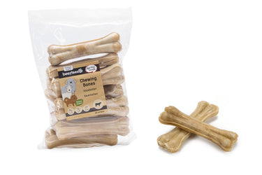 Beeztees kauwbot 12,5 cm - 10st - hondensnack - kauwsnack - voordeelverpakking