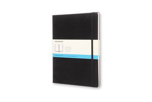 Moleskine classic notitieboek - extra large - hardcover - gestippeld - zwart