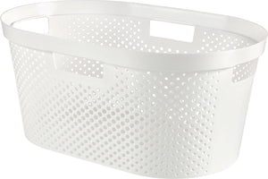 Curver infinity dots wasmand - 40l - wit