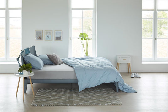 Beddinghouse - jersey - hoeslaken - 160x220 cm - lichtgrijs