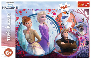 Trefl puzzel disney frozen 2 - 160 stukjes - anna elsa olaf.