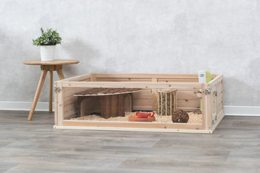 Trixie - indoor ren - cavia - hout plexiglas - 100x60x30 cm