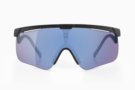 Alba optics fietsbril - delta black vzum f-lens flamingo lei