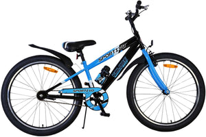 Volare sportivo kinderfiets - jongens - 24 inch - zwart blauw