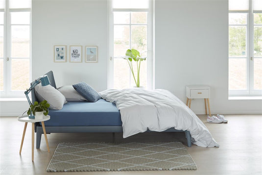 Beddinghouse - jersey - hoeslaken - 180x220 cm - blauw