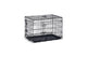 Beeztees hondenbench m - bench - 2 deuren - inklapbaar zwart - 81x55,5x61,5 cm