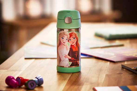 Thermos funtainer drinkfles disney frozen 2 - 350ml - groen