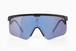 Alba optics fietsbril - delta black vzum f-lens flamingo lei