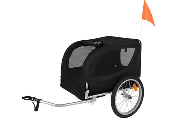 Flamingo fietskar tybalt – zwart, 76 × 57 × 65,5 cm | geschikt voor fiets e-bike