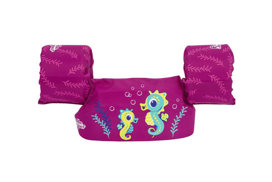 Bestway puddle jumper zeepaardjes - verstelbare zwembandjes voor kinderen - draagkracht 15 - 30 kg - maat one size