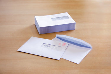 Raadhuis dienstenvelop - 162x229mm - c5 - venster rechts - gegomd - wit - 500 stuks - rd-202070