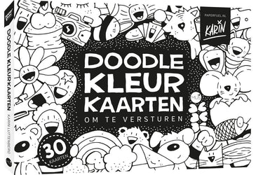 Kluitman paperfuel doodlekleurkaarten