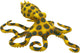 Bullyland 67510 – speelfiguur en verzamelfiguur blauwgeringde octopus – ca. 4,5 cm – levensecht en detailrijk vormgegeven – ideaal als educatief speelfiguur en klein cadeautje voor kinderen vanaf 3 jaar.