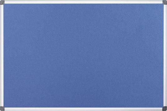Bi-office viltbord blauw 120x90 cm