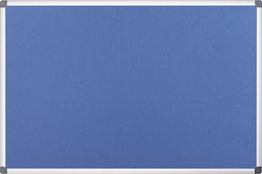 Bi-office viltbord blauw 120x90 cm