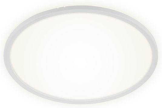 Briloner slim - led plafonniére - plafondlamp dimbaar - plafondlamp met achtergrondverlichting - incl. afstandsbediening - 22 watt - 3000 lumen - wit