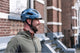 Abus fietshelm hyban 2.0 led signal glacier l - 56-61 cm - blauw - geschikt voor gebruik op elektrische fietsen - stadsfietsen - 455 g