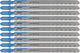Wolfcraft - staal decoupeerzaagbladen - fijne snede - hss met t-schacht – metaal decoupeerzaagblad voor staal, koper, aluminium - 8025100