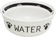 Trixie drinkbak hond water keramiek wit zwart