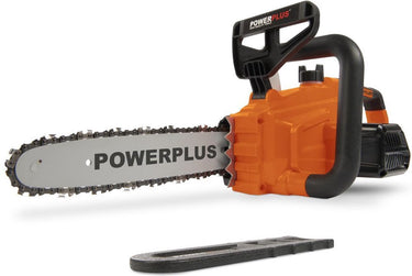 Powerplus dual power accu-kettingzaag powdpg7570 - snoeizaag op batterij van 20 v, zonder accu en lader, zaagblad van 30 cm, automatische kettingsmering, tuingereedschap