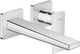 Hansgrohe metropol ééngreeps wastafelmengkraan afbouwdeel met voorsprong 225 mm en afvoerplug chroom