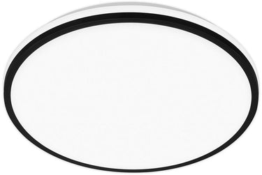 Briloner pulap a – led plafonniere – plafondlamp met eek a lichtbron* – indirect licht – neutraal wit licht – ø 33cm - zwart