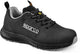 Sparco werkschoenen s3s - traction asan - zwart zilver — black — 45
