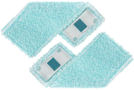 Leifheit clean twist powerclean vloerwisser overtrek - klittenband - 33 cm - super soft - 2 stuks