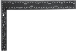 Vorel serie - metalen winkelhaak - 300x200 mm - zwart - duurzaam