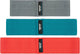 Avento weerstandsbanden set - 3 stuks- booty band - resistance band - roze blauw grijs - katoen