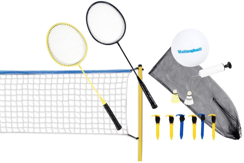 ギャラリービューアに画像をロードする, Scatch volleybal en badminton set
