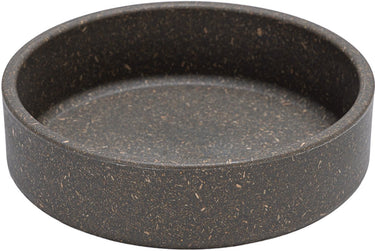 Designed by lotte eetbak noor - voerbak - drinkbak - kat - bamboe - grijs - 12 cm