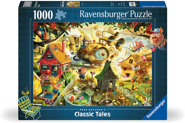 Ravensburger kijk uit kleine biggetjes! - dean macadam - puzzel van 1000 stukjes