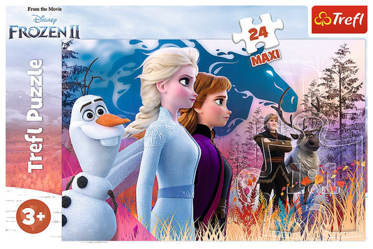 Trefl puzzel d2:d120 frozen 2 maxi: 24 stukjes