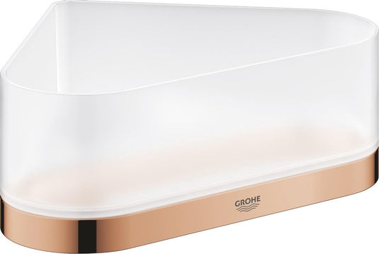 Grohe selection hoek douchetray met houder - warm sunset (brons) - 41038da0