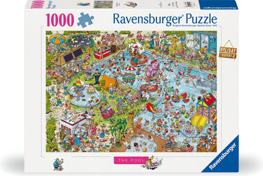 Ravensburger ray's comic series holiday resort 3: the pool - legpuzzel - 1000 stukjes