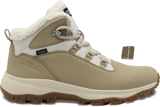 Jack wolfskin everquest texapore mid w dames wandelschoenen - anis